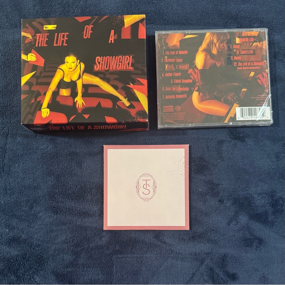 Taylor Swift The Life of a Showgirl limited edition box set